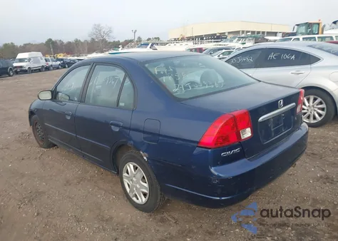 2003 Honda Civic Lx из США, поврежденный, VIN 2HGES16513H571538